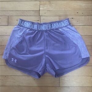 Under Armour Women's Purple Athletic Shorts